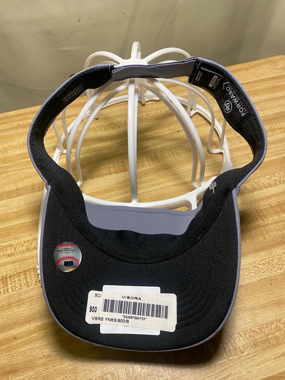 New York Yankees ‘47 OSFA Visora 900 S Adjustable Baseball Visor Grey O/S